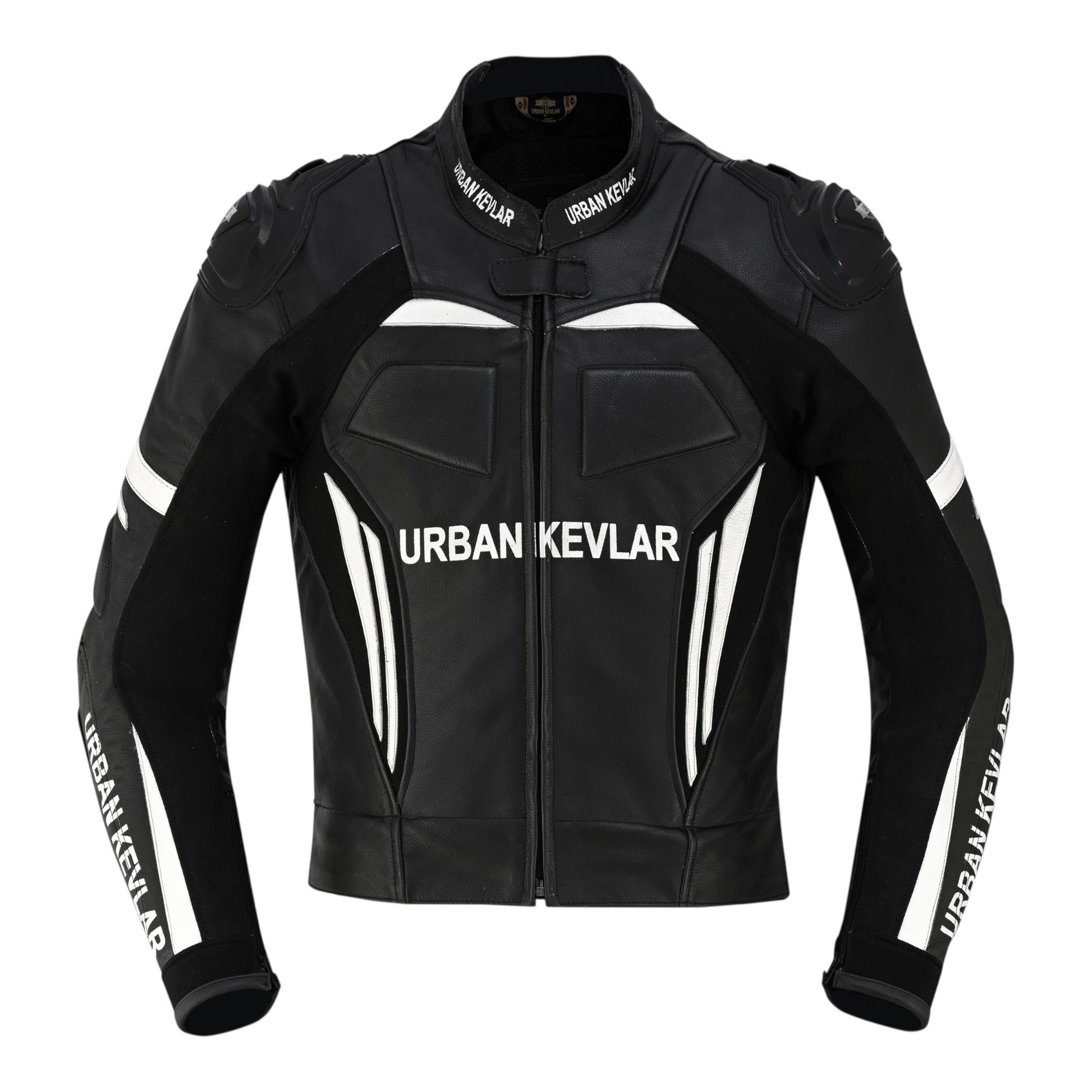 Urban Kevlar® Men’s Motorcycle Racing Leather Suit – Motorbike Riding Gear with CE Armor & Knee Sliders - Urban Kevlar