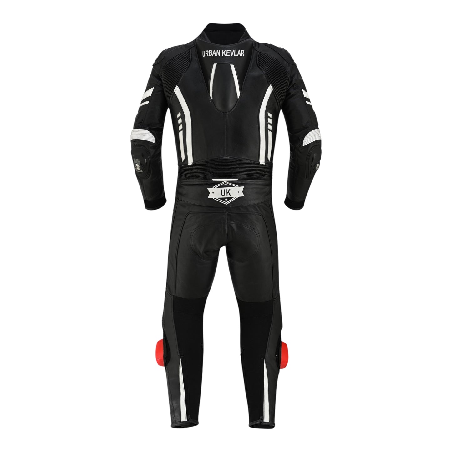 Urban Kevlar® Men’s Motorcycle Racing Leather Suit – Motorbike Riding Gear with CE Armor & Knee Sliders - Urban Kevlar