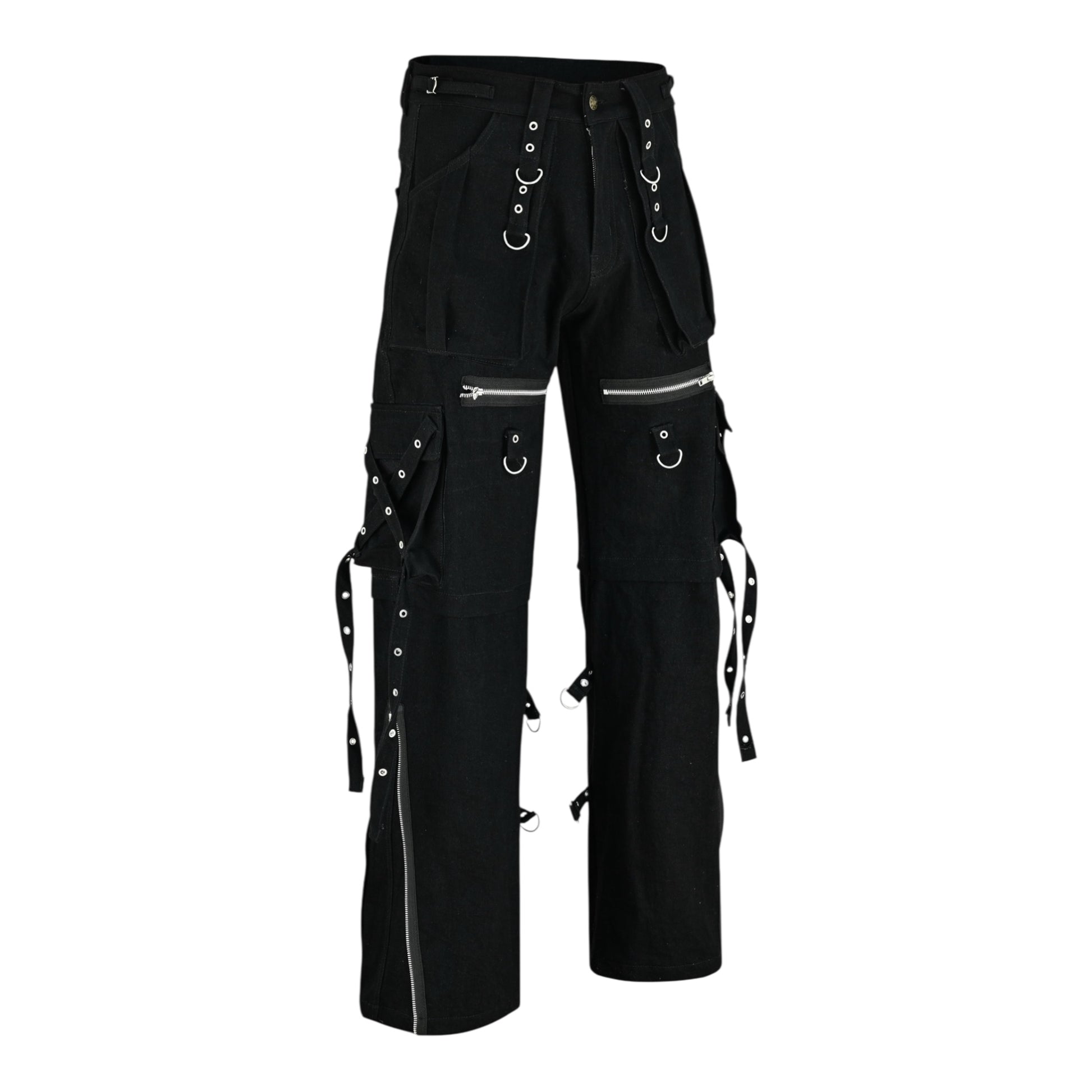 Urban Kevlar® Customize Handmade Rock Gothic Punk Cotton Jeans Long Strings - Urban Kevlar