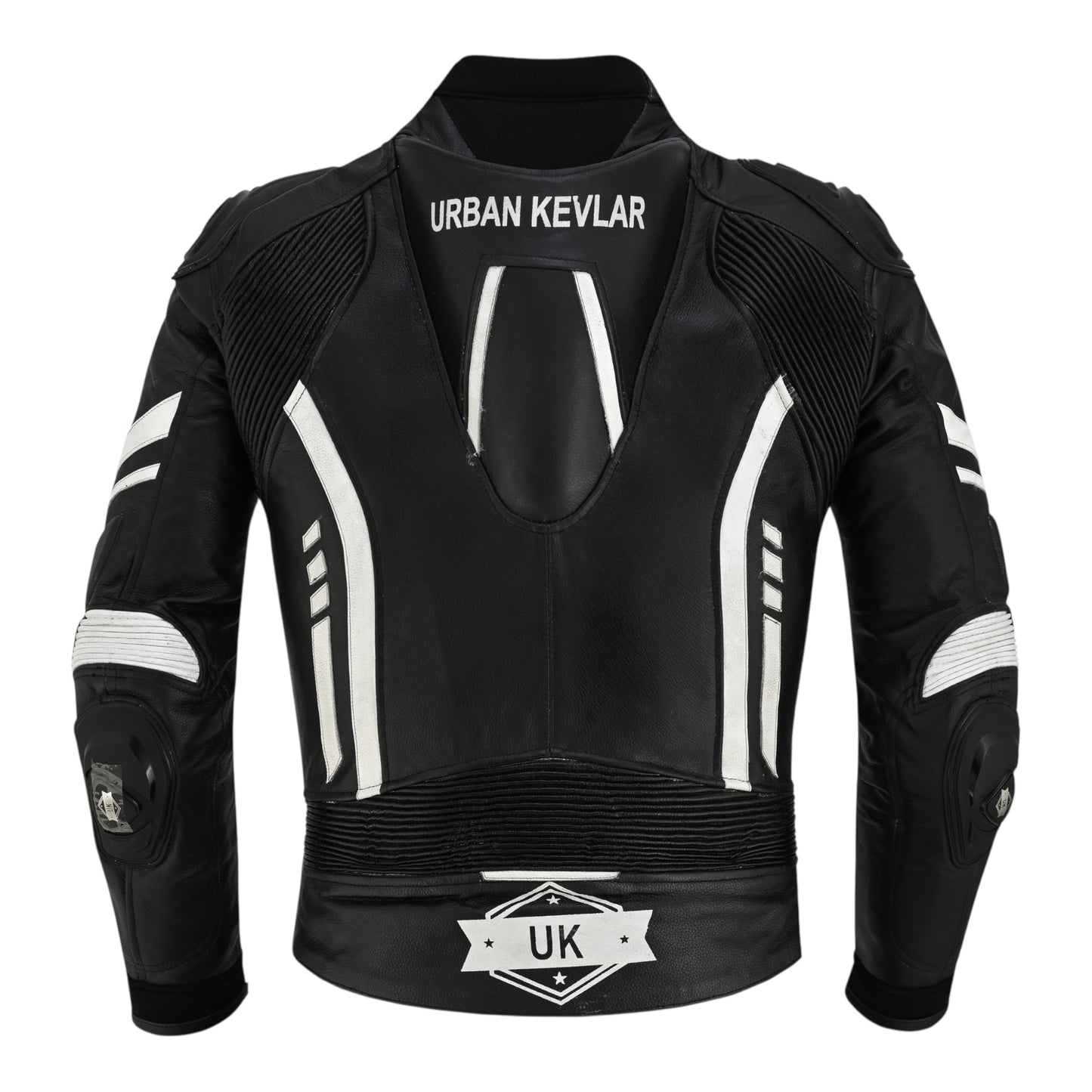 Urban Kevlar® Men’s Motorcycle Racing Leather Suit – Motorbike Riding Gear with CE Armor & Knee Sliders - Urban Kevlar