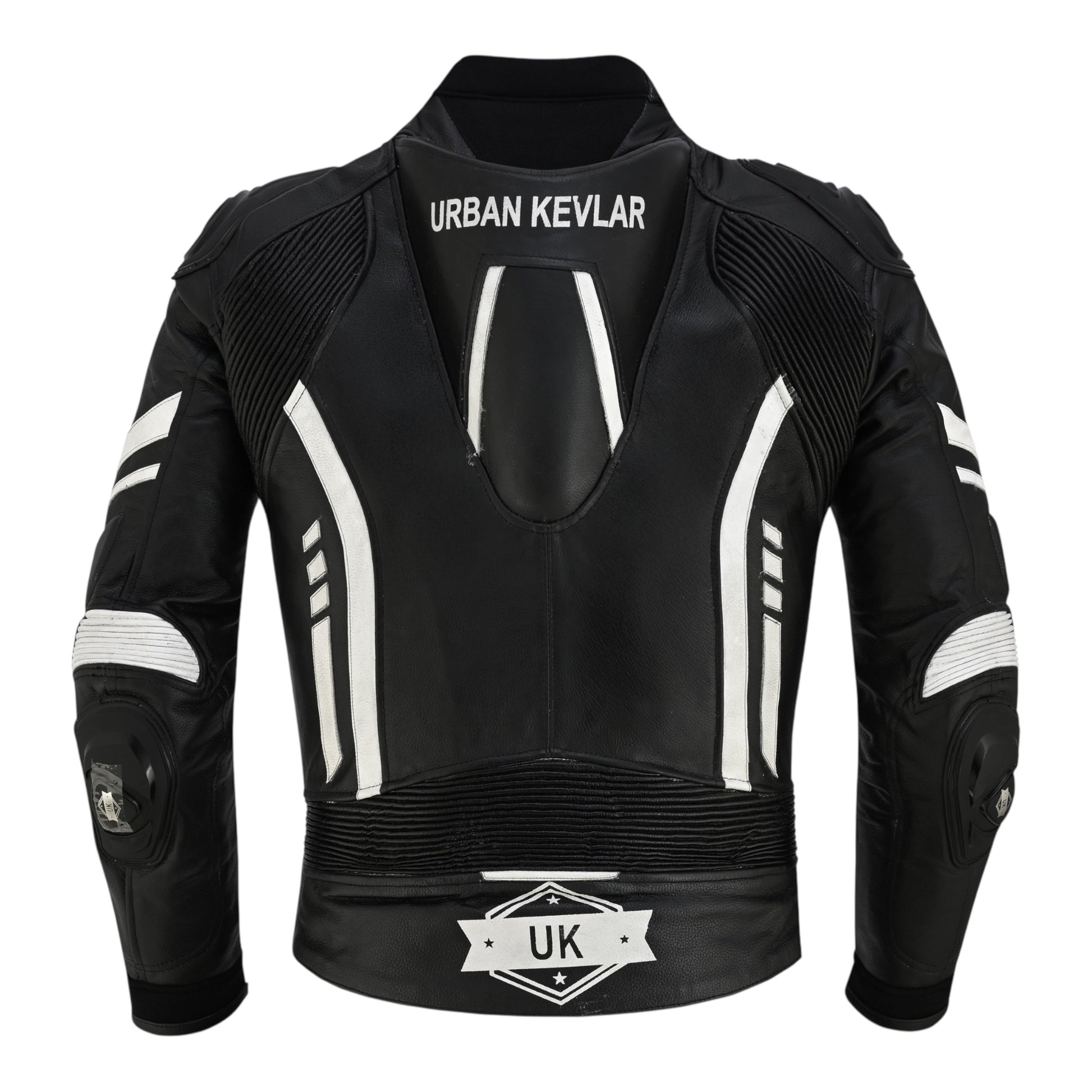 Urban Kevlar® Men’s Motorcycle Racing Leather Suit – Motorbike Riding Gear with CE Armor & Knee Sliders - Urban Kevlar