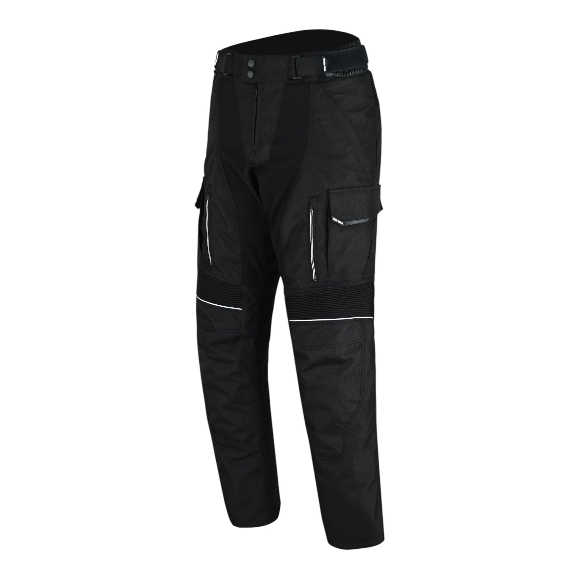 Urban Kevlar ® CORDURA Motorcycle Trousers CE Protectors Waterproof Black - Urban Kevlar