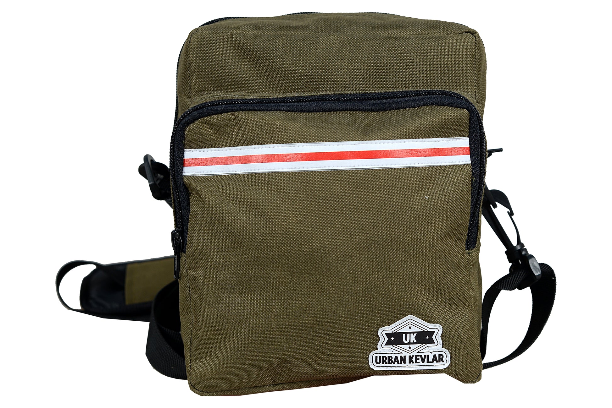 Urban Kevlar Crossbody Bag - Durable, Lightweight, Multi-Pocket Travel Shoulder Bag Khaki - Urban Kevlar