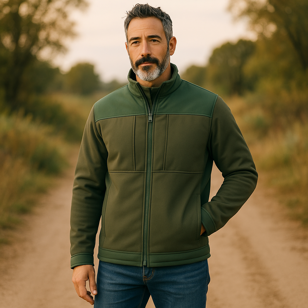 Urban Kevlar® Men’s Soft Shell Jacket Waterproof Windproof – Lightweight Outdoor Hiking Jacket, Breathable Cat Fur-Lined Coat for Camping - Urban Kevlar