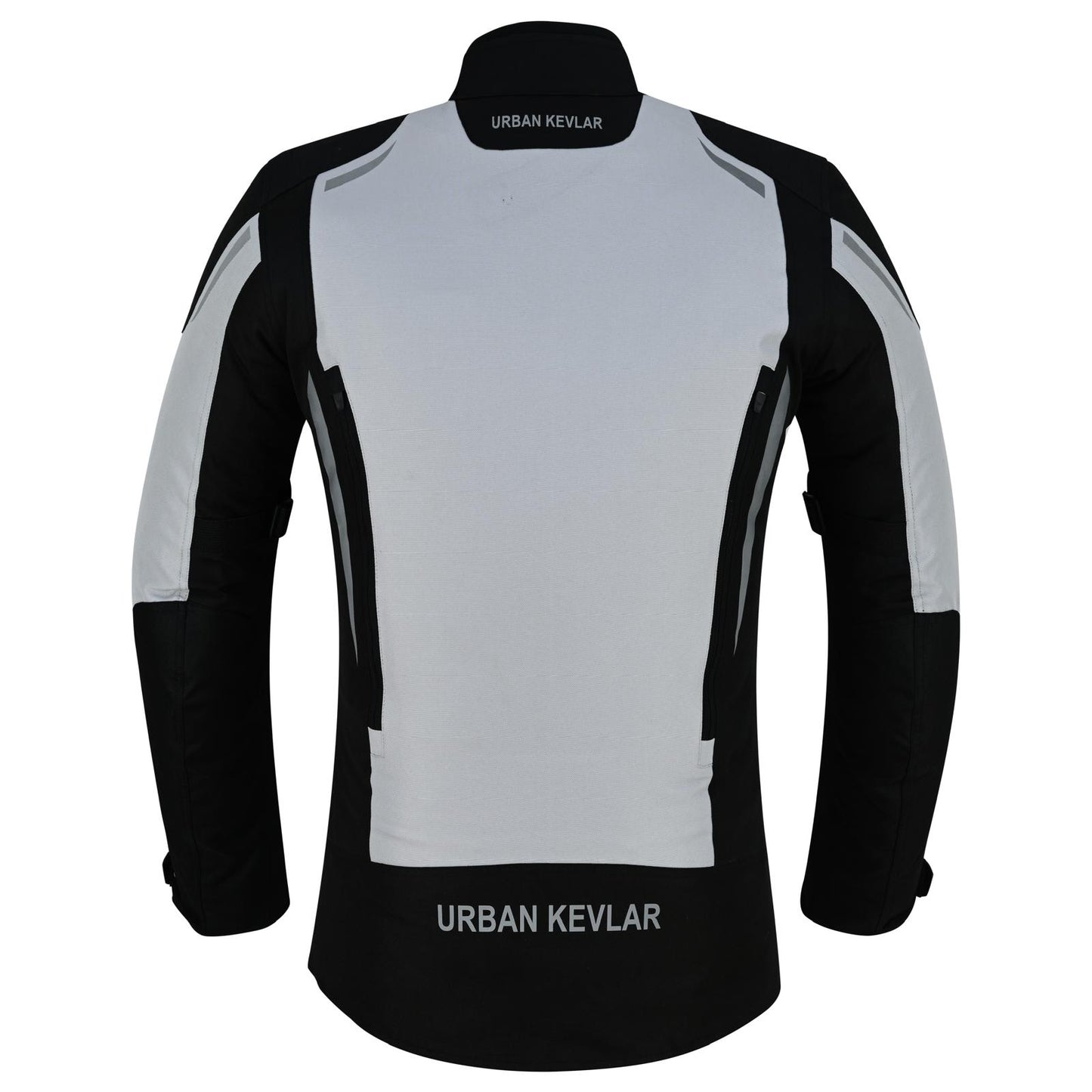 Urban Kevlar® Premium CORDURA Motorcycle Jacket | Waterproof & CE-Certified Armor – Grey