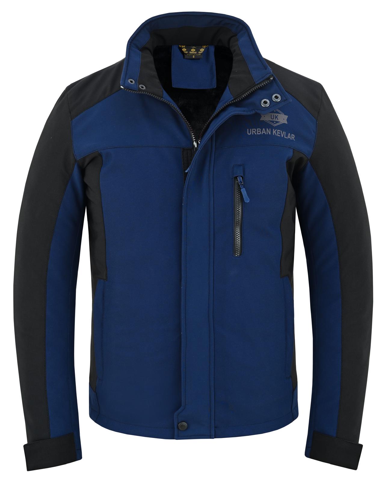 Urban Kevlar® Soft Shell Hooded Jacket – Water-Proof Windbreaker with Cat Lining Fur Removable Hoody - Urban Kevlar